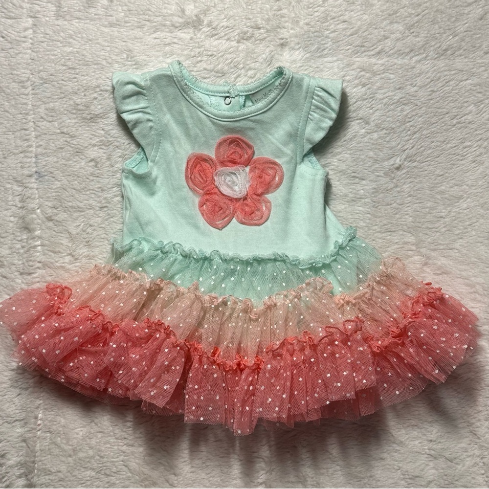 Girls Mini Muffin Mini Tutu Dress 0-3 months ADORABLE!!